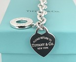 Tiffany &amp; Co Return To Tiffany Heart Tag Toggle Necklace in Sterling Silver - £541.31 GBP