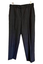 Pal Zileri Sartoriale Wool Charcoal Dress Pants Made Italy 48 Eu - £61.83 GBP