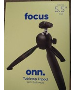 onn. Tabletop Tripod with Ball Head, 5.5 in - £30.86 GBP