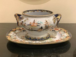Antique Real Ironstone China Bowl and Plate - £118.19 GBP