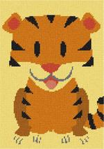 Pepita Needlepoint kit: Tiger, 7&quot; x 10&quot; - $50.00+