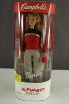 Modern Nib New Mattel Toy Doll Campbell&#39;s Alphabet Soup Barbie 1999 Special Ed - £16.53 GBP