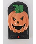 Halloween SCARY Pumpkin DoorBell Spider Tongue Spooky Phrases- ** SEE VI... - $15.35