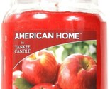 1 American Home By Yankee Candle 19 Oz Fresh Apple 1 Wick Glass Jar Candle - £23.59 GBP