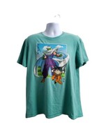 Dragonball Z TV Anime Cartoon T-shirt Men&#39;s Adult Blue Green XL - $182.12 MXN