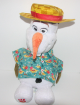 Build a Bear Olaf Plush with Summer Hawaiian Shirt &amp; Hat - £17.88 GBP
