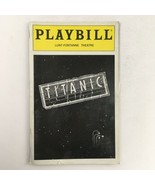 1998 Playbill Titanic by Richard Jones, Peter Stone at Lunt-Fontanne The... - $14.25