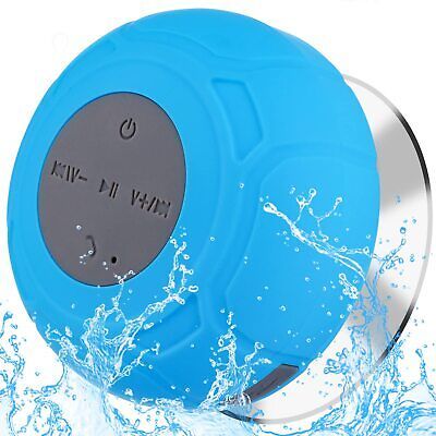 Annlend Waterproof Bluetooth Shower Speaker Portable Wireless Water-Resistant Sp
