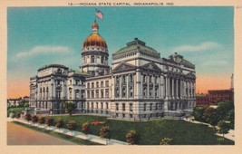 Indiana State Capitol Indianapolis IN Postcard C49 - £2.36 GBP