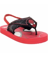 Spiderman Flip Flop Sandals Boys Shoes Size SMALL 5-6 - £7.89 GBP