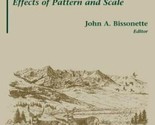 Wildlife and Landscape Ecology: Effects of Pattern and Scale by Bissonette - $49.95