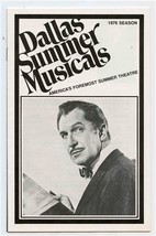 Vincent Price Oliver Program 1976 Dallas Summer Musicals Fair Park Music Hall - £11.67 GBP