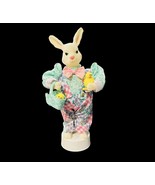 Vintage DAN DEE Musical Animated Easter Bunny Anthromorphic Rabbit 17&quot; T... - £13.98 GBP