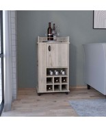 Gray Bar Cart: 6 Wine Racks &amp; Casters - $4,042.52 MXN