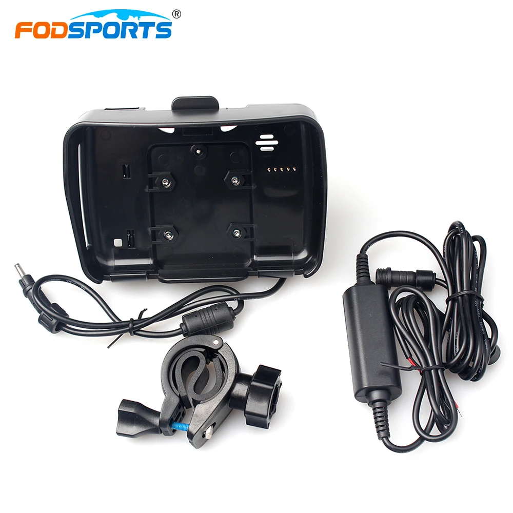 Fodsports motorcycle gps navigation accessories cradle holder with power cable - £45.98 GBP