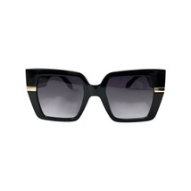 Quay Australia Notorious Square Sunglasses Black Smoke 53MM - $93.06