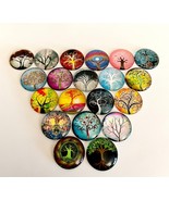 Acrylic Nature Tree Button Craft Pieces For Projects New .75&quot; Lot of 20 - $36.58 CAD