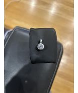 925 Silver Pendant with Clear Gemston - opens in back - $29.70