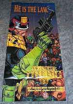 GIANT 54x25 Judge Dredd promo poster:1994 DC Comics promotional comic book pinup - £39.83 GBP