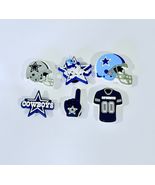 BRAND NEW DALLAS COWBOYS NFL RUBBERIZED CROC SHOE CHARMS PINS DECORATION... - $12.73