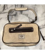 RARE Ugg MINI Handbag Shoulder Bag Purse 8x5x1&quot; Suede Shearling Pouch MI... - $1,199.29 MXN