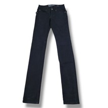 Social Collision Jeans 24 W24&quot;xL33&quot; Rude By Lip Service Skinny Jeans Button Fly - £26.98 GBP