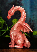 Valentine Cupid Love Pink Dragon Figurine 4.25&quot;H Romantic Female Dragon Statue - $21.99