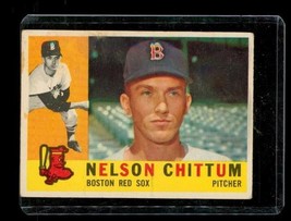 1960 Topps Nelson Chittum #286 Boston Red Sox Vintage Baseball Card - $4.94