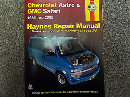 1985-2005 Haynes Chevrolet Chevy Astro GMC Safari Servizio Riparazione Manuale X - £32.21 GBP