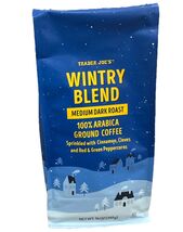 NEW TRADER JOE&#39;S SEASONAL WINTRY BLEND MEDIUM DARK ROAST 100% ARABICA CO... - $436.19 MXN