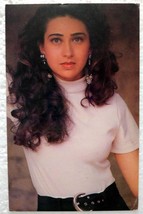 Bollywood Schauspielerin Karisma Kapoor seltene alte Original Postkarte ... - $19.89