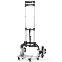 Folding Stair Climb Cart Portable Hand Truck Home Tool Utility w/ Bungee... - £86.55 GBP