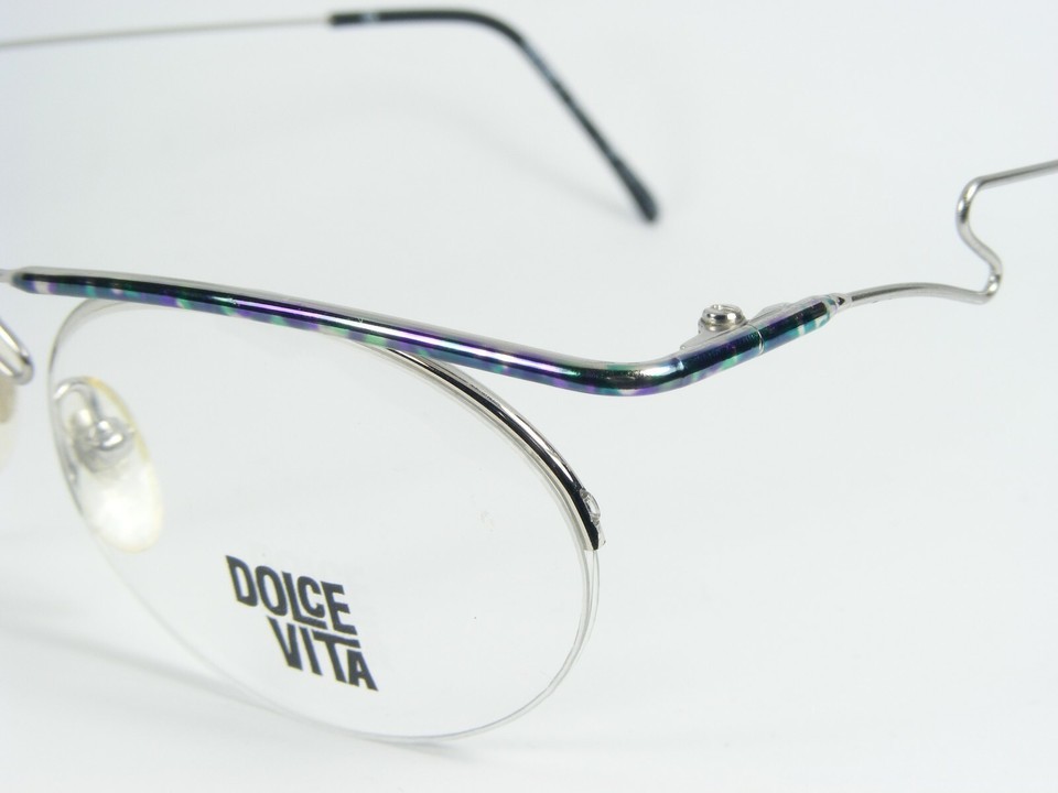 Vintage DOLCE VITA by Casanova DV-16 02 MULTICOLOR EYEGLASSES 48-20-150mm Italy Item image 6