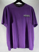 Lacoste Mens Tee Regular Fit Purple T-Shirt 4XL - £31.15 GBP