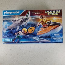 Playmobil 70489 Rescue Action Shark Attack Rescue NEW Sealed 14 piece Set - £13.82 GBP