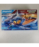 Playmobil 70489 Rescue Action Shark Attack Rescue NEW Sealed 14 piece Set - $23.93 CAD