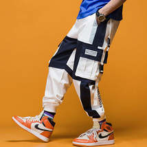 Autumn overalls men&#39;s tide brand hip-hop beam pants - £31.97 GBP+