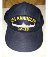 Of Slight Vintage An Excellent Condition USS Randolph CV-15 Baseball Cap... - $222.11 MXN