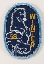Vintage 1983 Winter Oval Polar Bear Boy Scout America BSA Camp Patch - £9.17 GBP