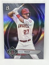 2022 Bowman Platinum Baseball Mike Trout #90 Los Angeles Angels - £2.92 GBP