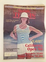 VTG Inside Tennis Magazine August 1986 Flash California Open Year 1986 - $14.20