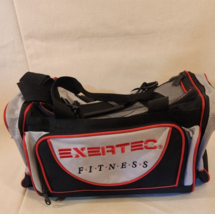 Exertic Fitness Gym Duffel Bag Gray / Black / Red - £7.78 GBP