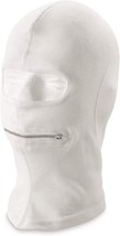 Italian Alpine Balaclava Cold Weather Mask Wool Blend Zip-Open Mouth Whi... - $13.82
