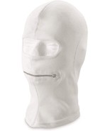 Italian Alpine Balaclava Cold Weather Mask Wool Blend Zip-Open Mouth Whi... - $254.32 MXN
