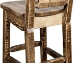 Montana Woodworks Homestead Collection Counter Height Barstool with Pine... - $671.99