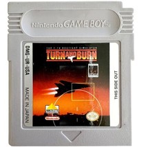 Turn And Burn Game Boy Nintendo F-14 Fighter Simulation No Manual Game Only ELEC - £11.79 GBP
