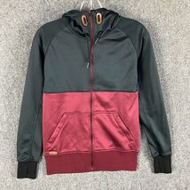 Dakine Hoodie Women&#39;s XS Full Zip Red Drawstring Casual 100% Polyester - $23.66 CAD