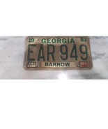 Vintage 1983 Georgia Barrow County License Plate EAR 949 Expired - $6.93