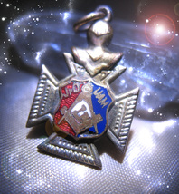 HAUNTED ANTIQUE AMULET OF THE THE VEILED TEMPLAR HIGHEST LIGHT COLLECT MAGICK  image 2