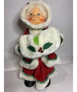 Annalee Doll Mobilitee Mrs. Santa Claus 18&quot; Muff 2006 - £41.73 GBP